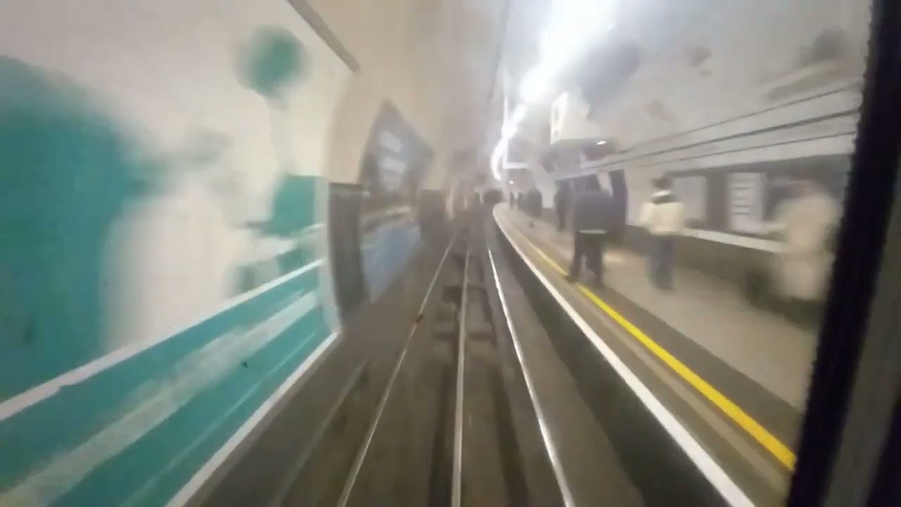 Belsize Park to Leicester Square on the London Underground Northern Line 