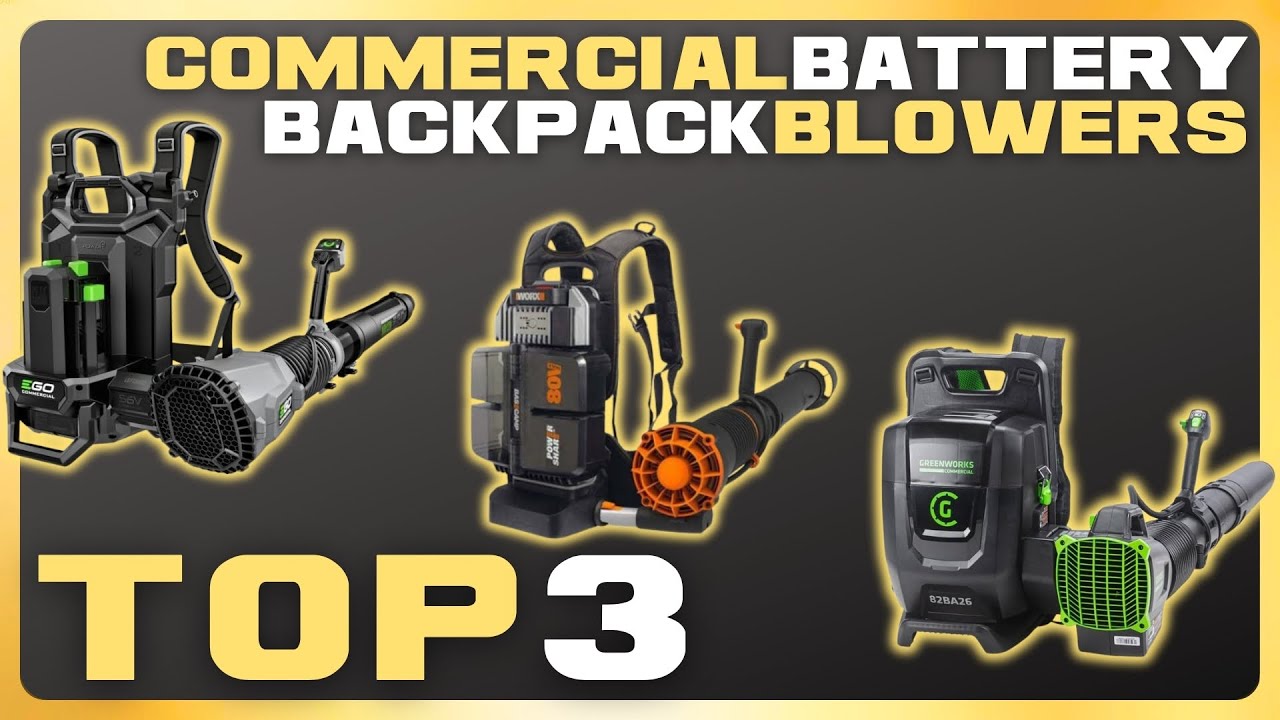 Top 3 Commercial Battery Backpack Blowers