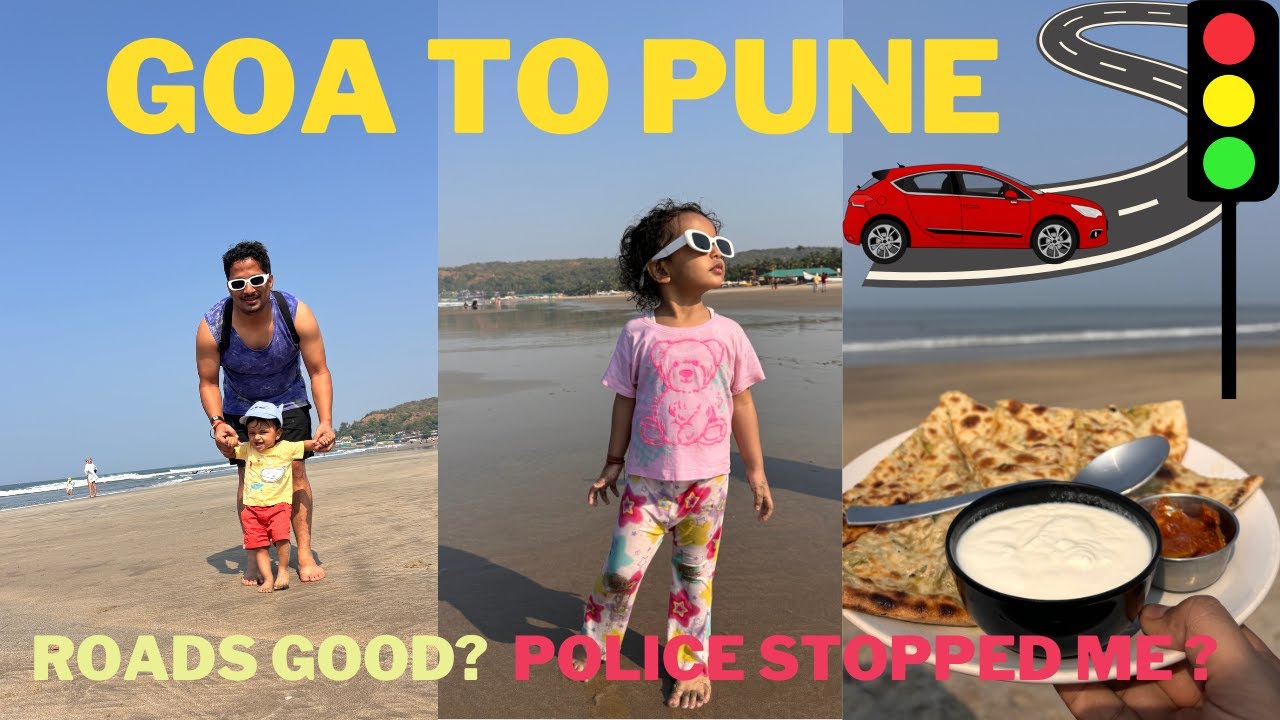 Goa(Arambol) to Pune Road Trip 2025 🚗 | Police Check | Hidden Anuskura Ghat Route in Tata Punch ​