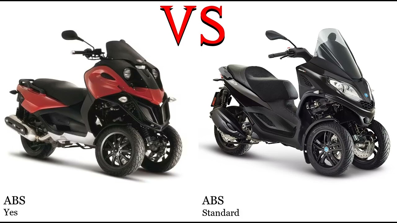Gilera Fuoco 500 vs Piaggio MP3 Sport 300 Test specification comparison