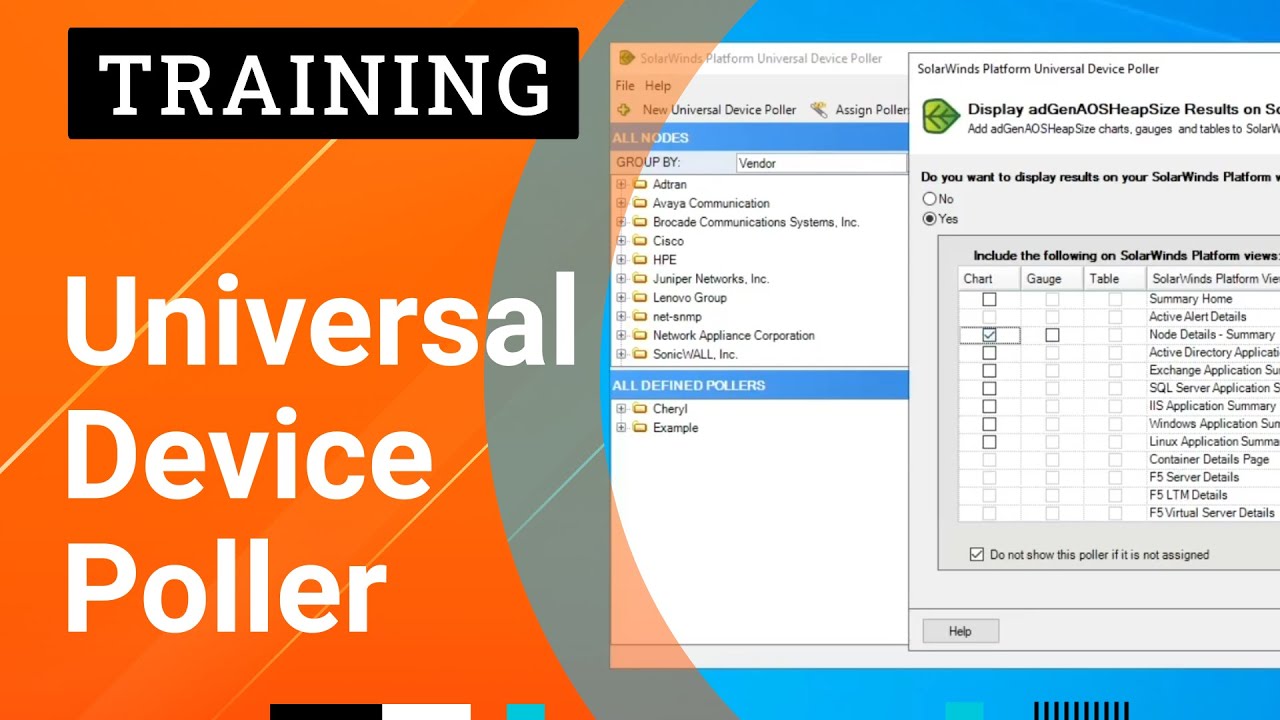 How to Use the Universal Device Poller (UNDP) in SolarWinds | Full Setup Guide