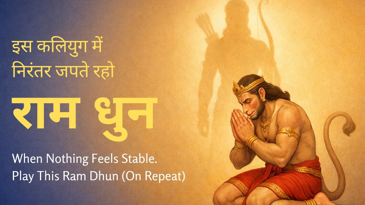 Shri Ram Jai Ram Jai Jai Ram | Powerful Ram Dhun (Loop) | Calm Mind