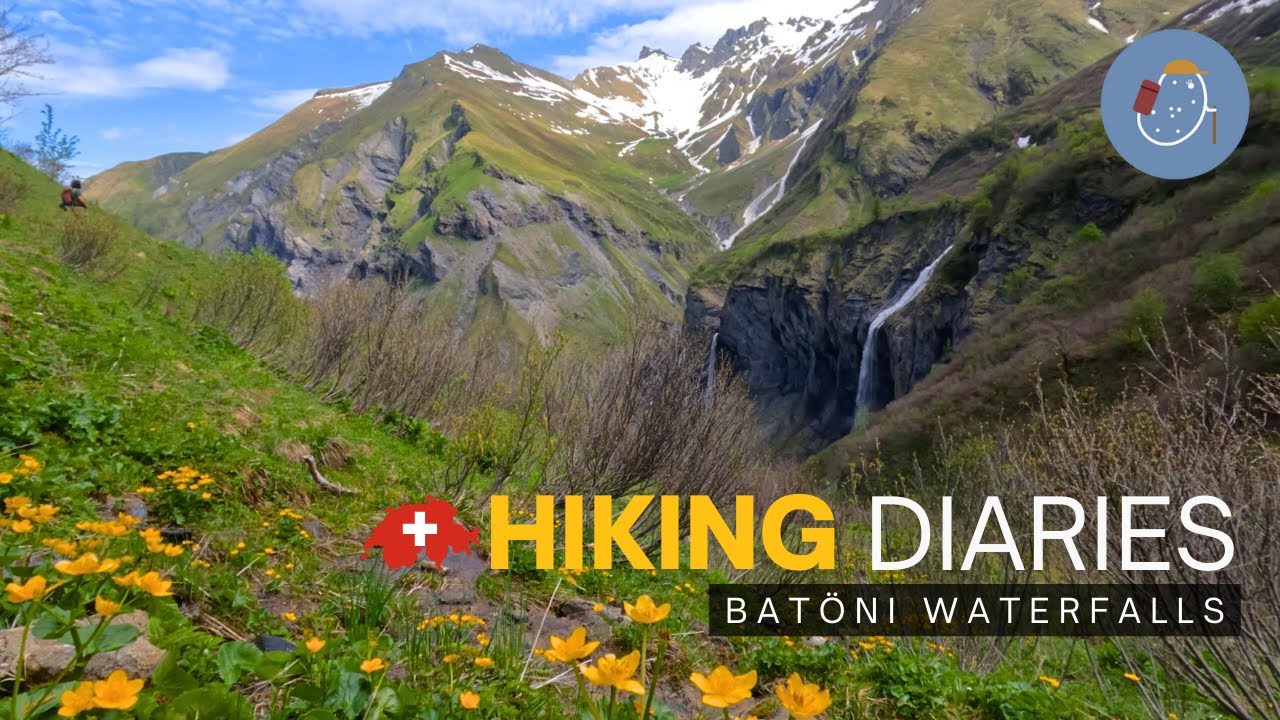 Hiking to Batöni Waterfalls, St. Gallen // Hiking in Switzerland [4K 60fps]