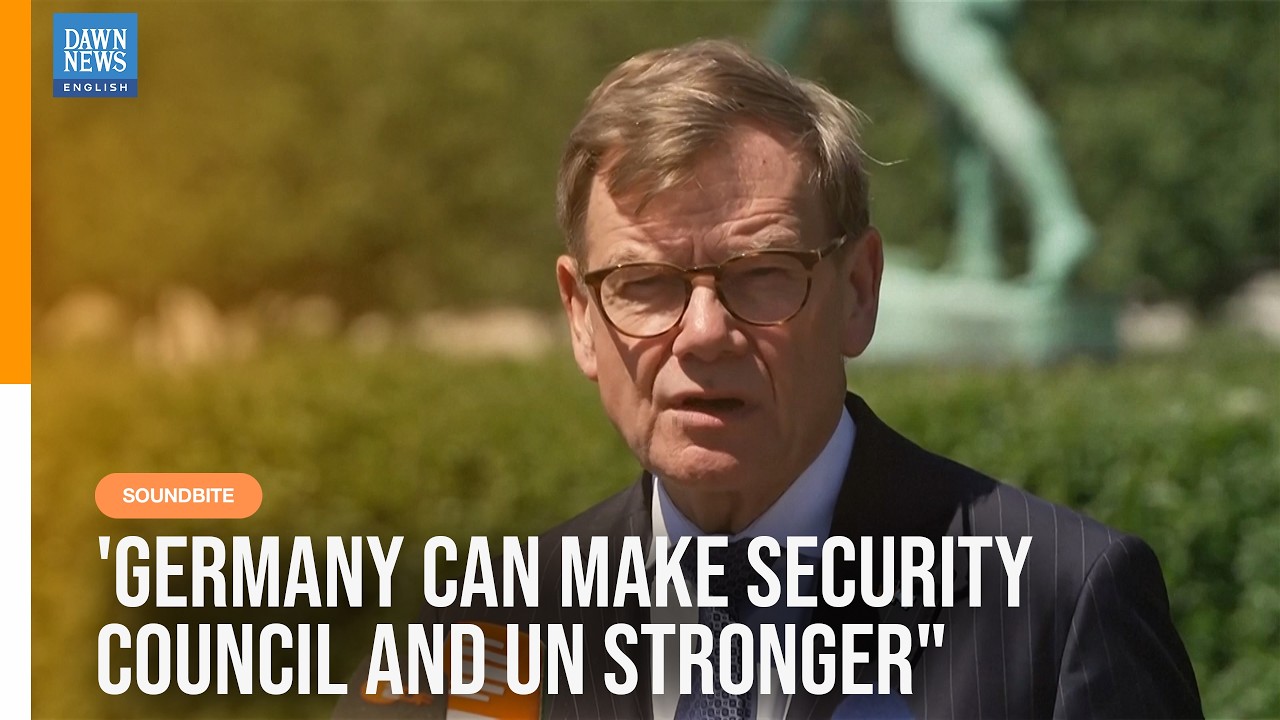 German FM Wadephul says Germany can Strengthen UN, Security Council Role | Dawn News English