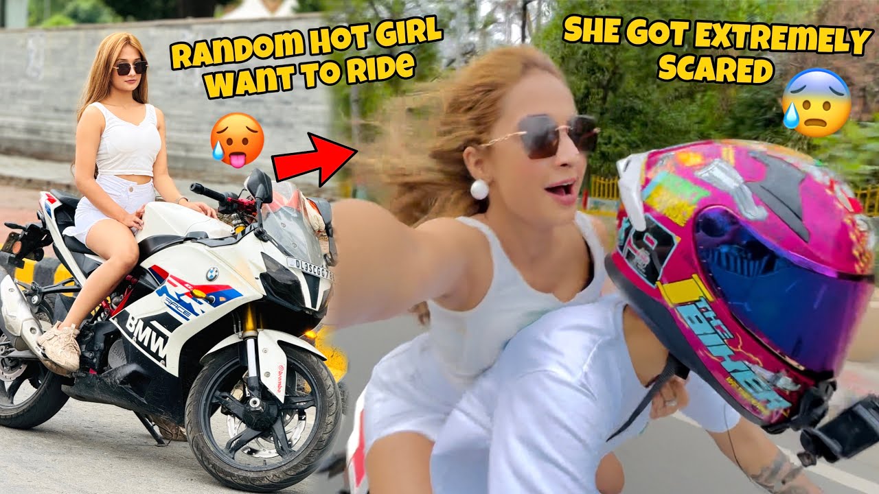 First Ride With Hot Girl🥵 || Yeh Ladki Toh Dar Gayi😰