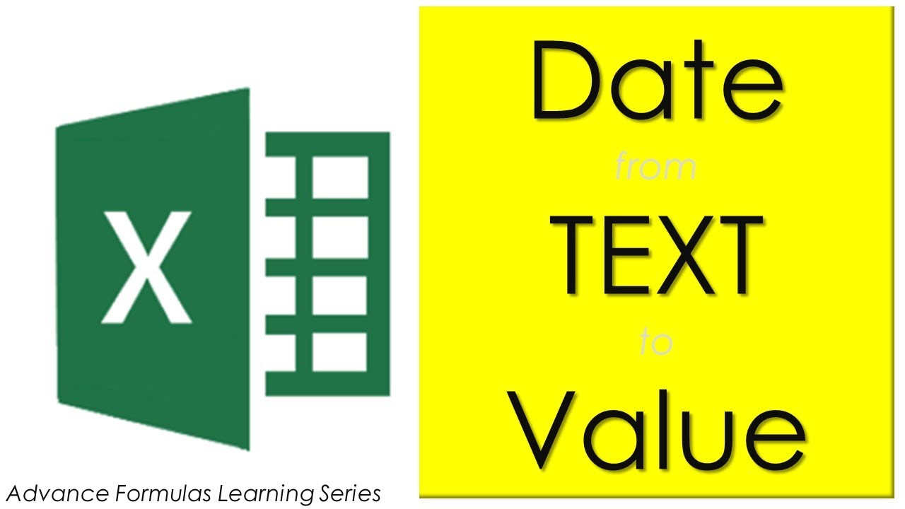 Learn How to Convert Dates from Text to Values in Excel using Strings