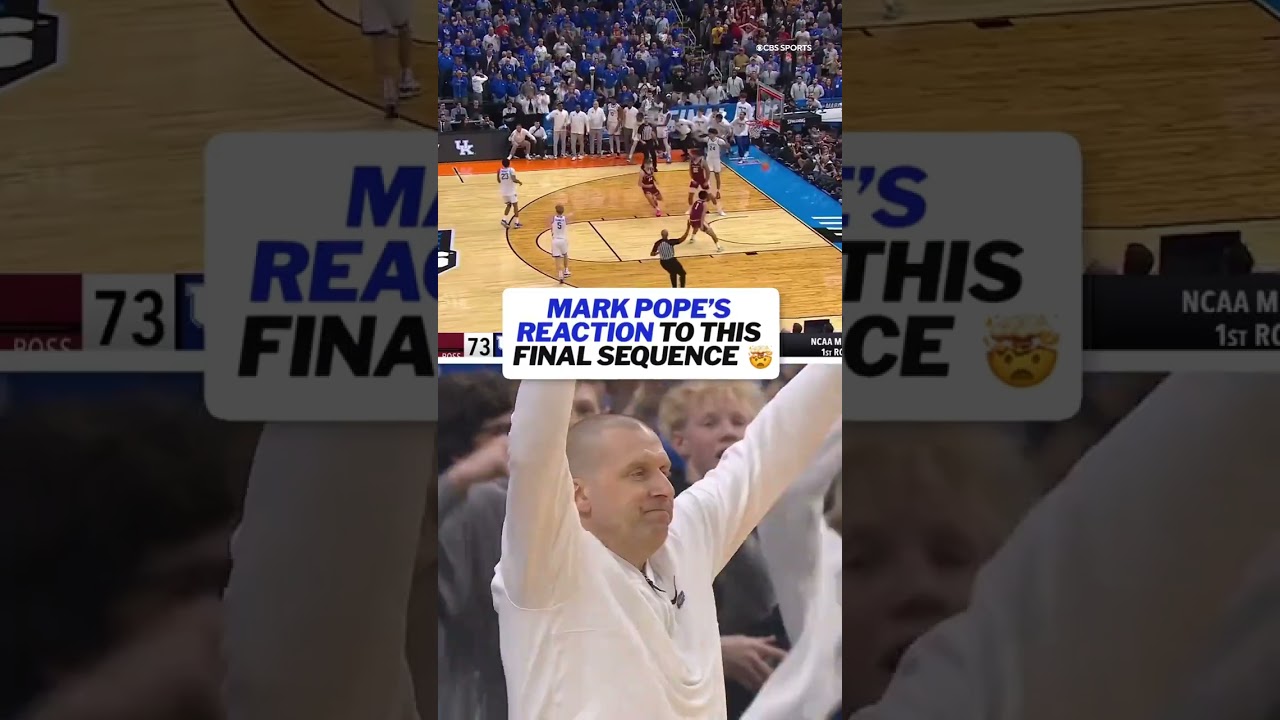 What a turn of events for the Cats 🤯 #cbb #collegebasketball #marchmadness #kentucky