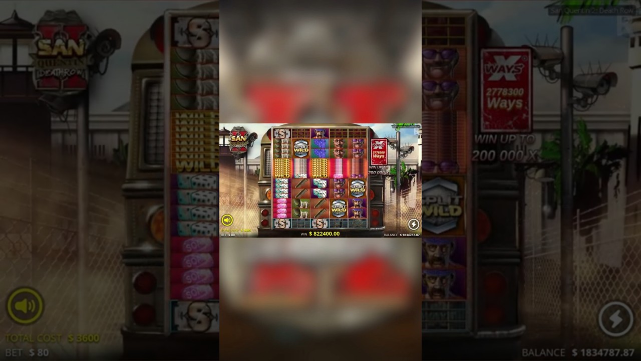HUGE SPIN ON SAN QUENTIN II | Nolimit City Slot Clips
