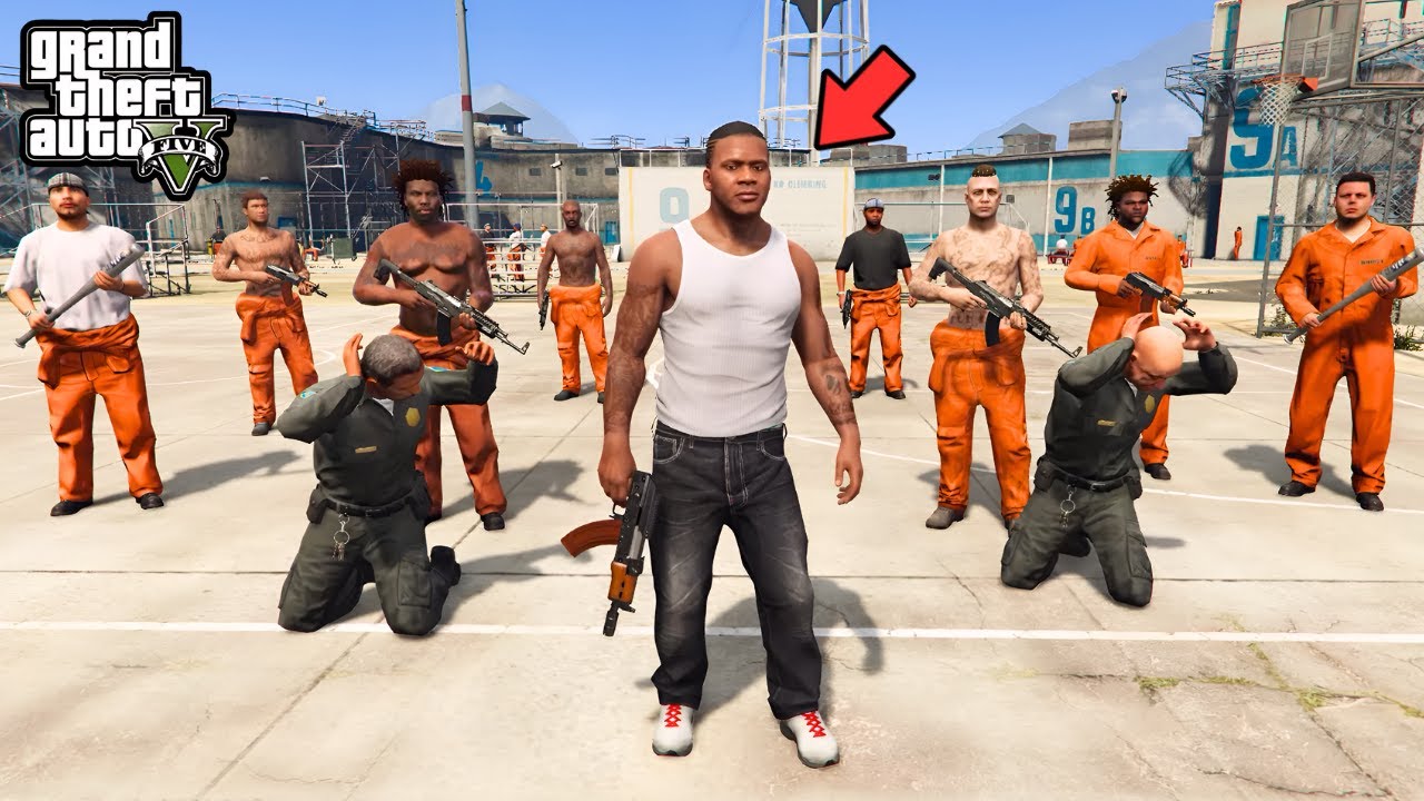 Franklin Escaped From The Most Dangerous Prison In GTA5 P-3