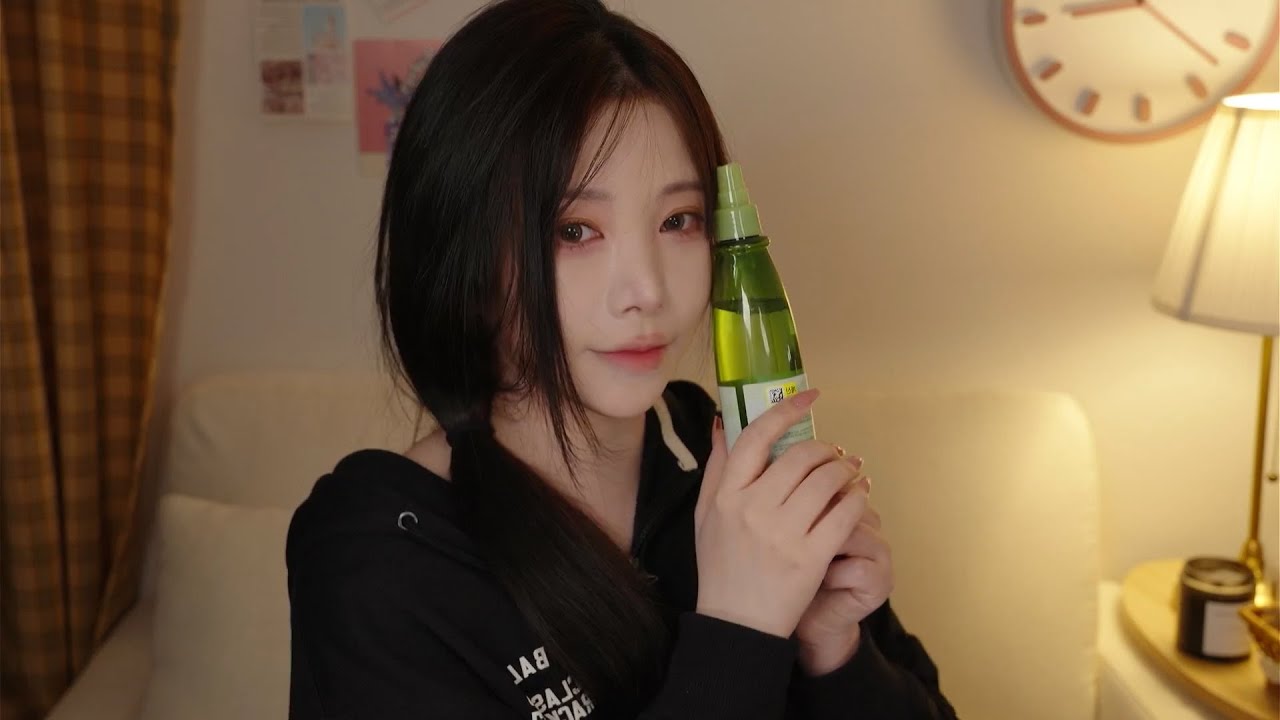 한국어ASMR 이제 눈 감고, 내가 다 해줄게☔수면유도 홈케어 루틴 ASMR (빗소리,피부케어,귀청소,눈온찜질까지 다 해주는 밤)