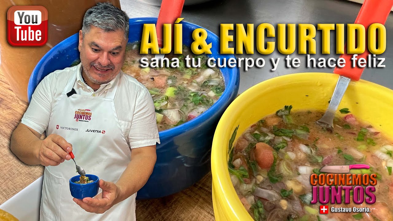 Como hacer AJÍ & ENCURTIDO | el Ají sana tu cuerpo ✅💯