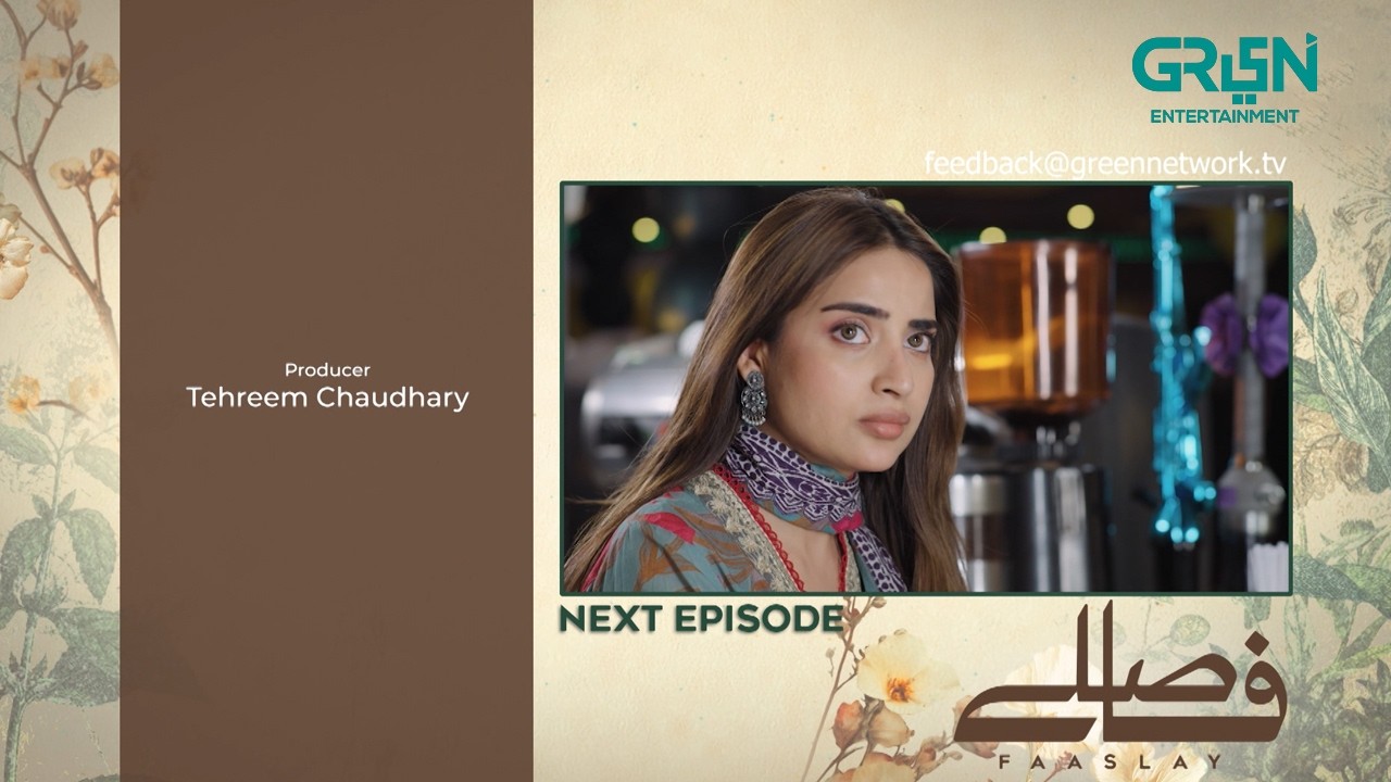 Faaslay Episode 49 ( Teaser ) 28th March 2026 | Ali Ansari - Saboor Aly | Green TV Entertainment