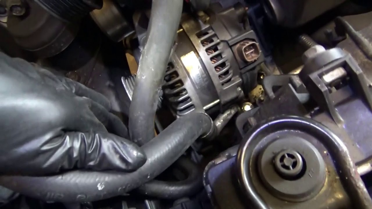 Alternator Replace & Verify: Acura TSX