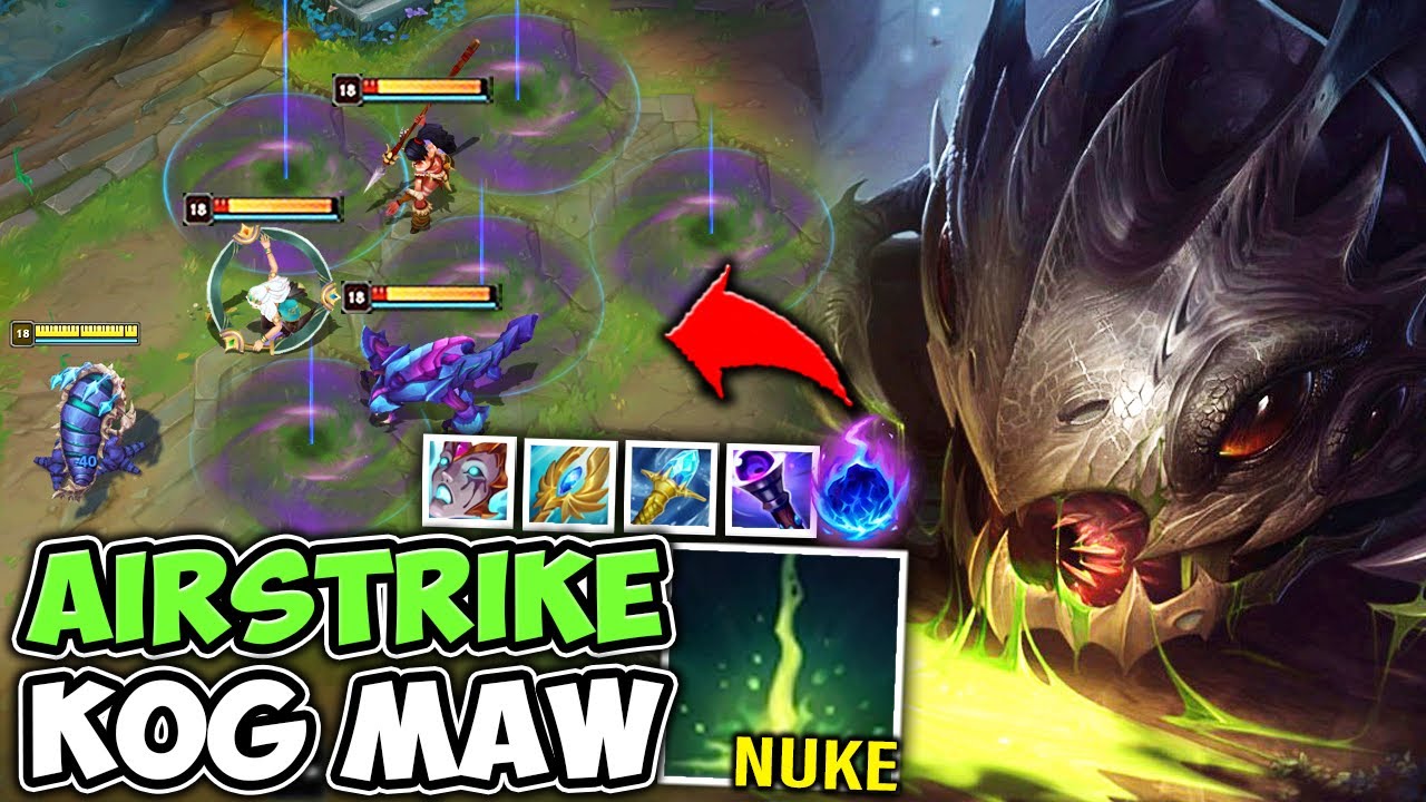 Sniper AP Kog'Maw looks like a literal cheat code (LONG RANGE NUKES)