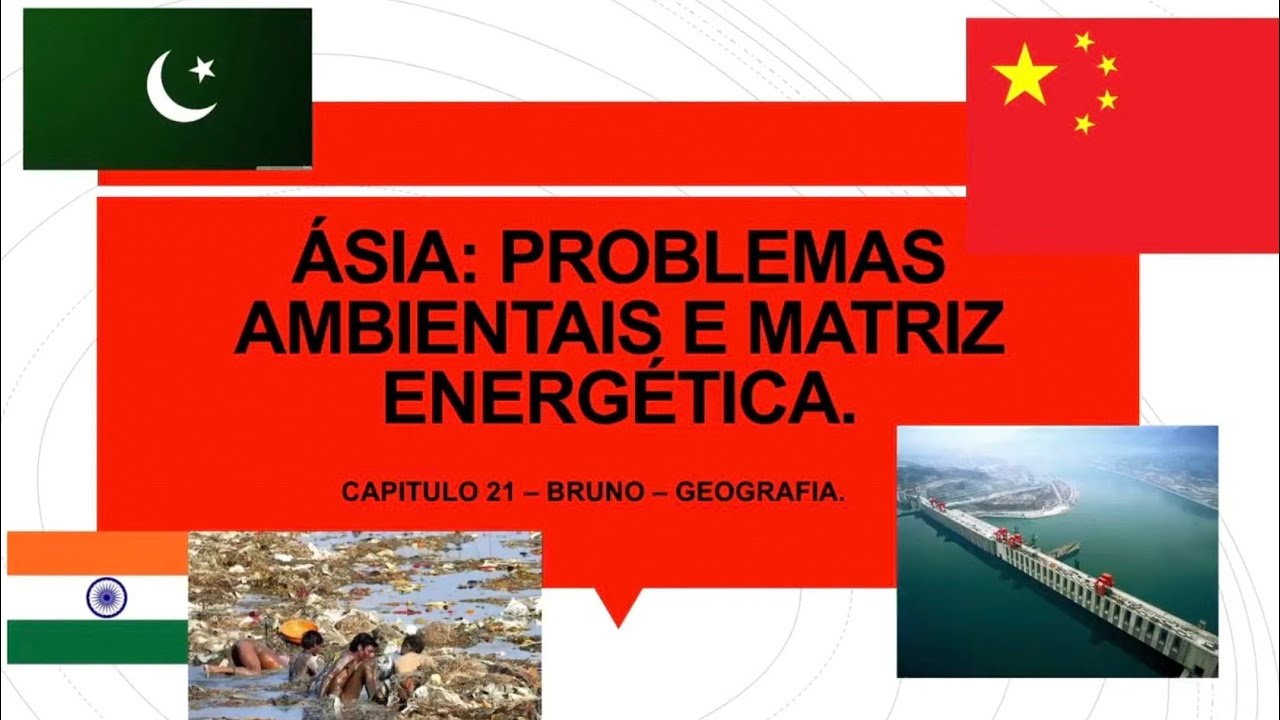 &Aacute;sia: problemas ambientais e fontes de energia. 