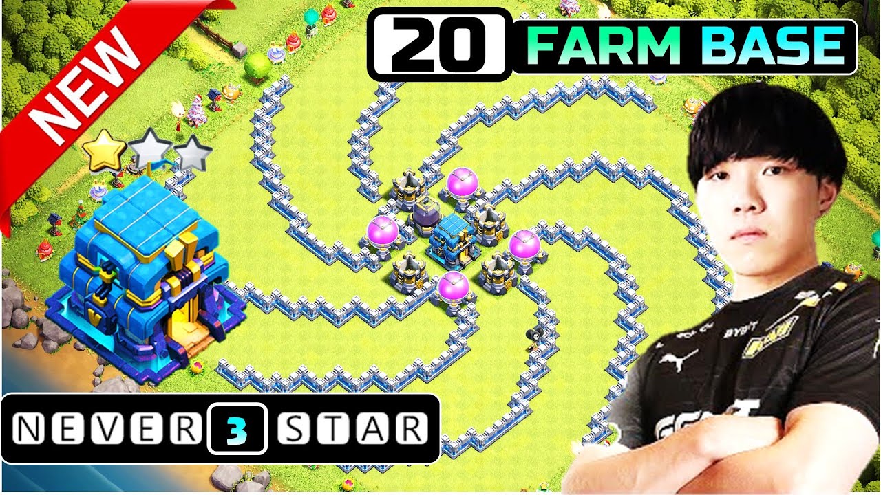TOP 20 BEST TH12 FARMING BASE WITH LINK || TH12 FARM BASE ANTI 3 STAR || TH12 BASE UPDATE 4/25/24
