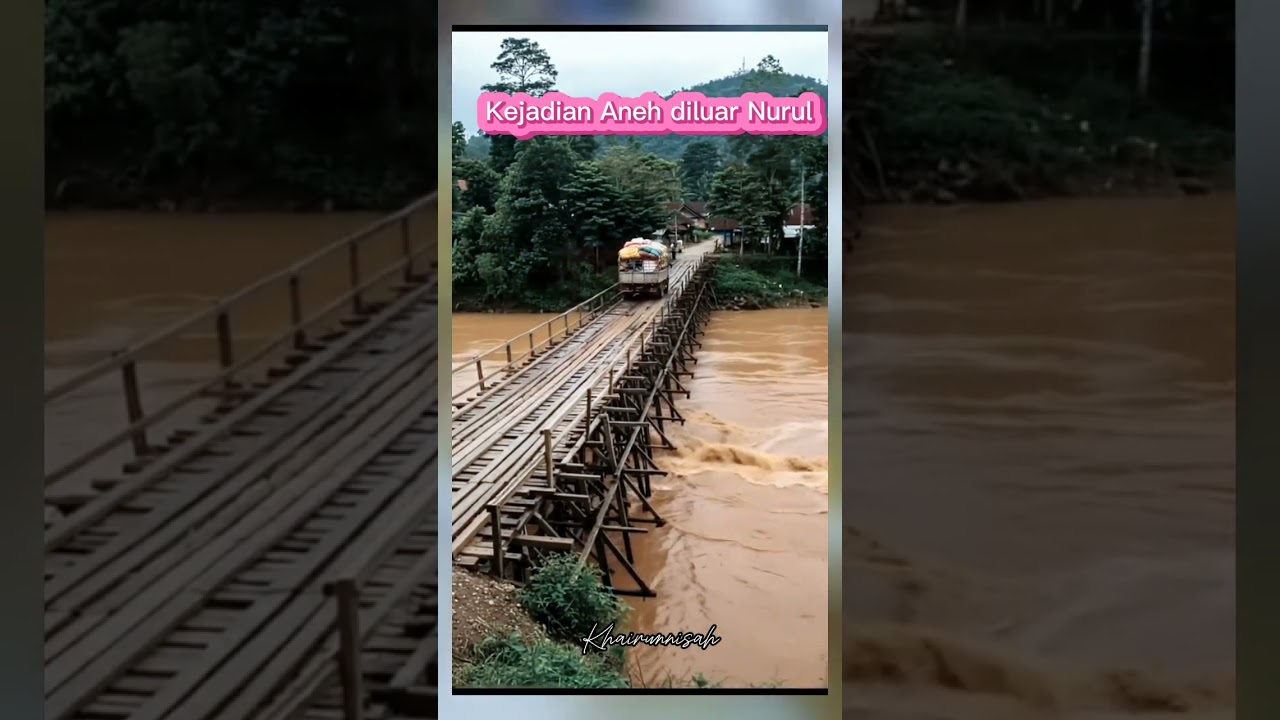 Ya Allah Kejadian Aneh ‼️#viralshort #kejadiananeh #infoterkini #infoviral #jembatan #roboh
