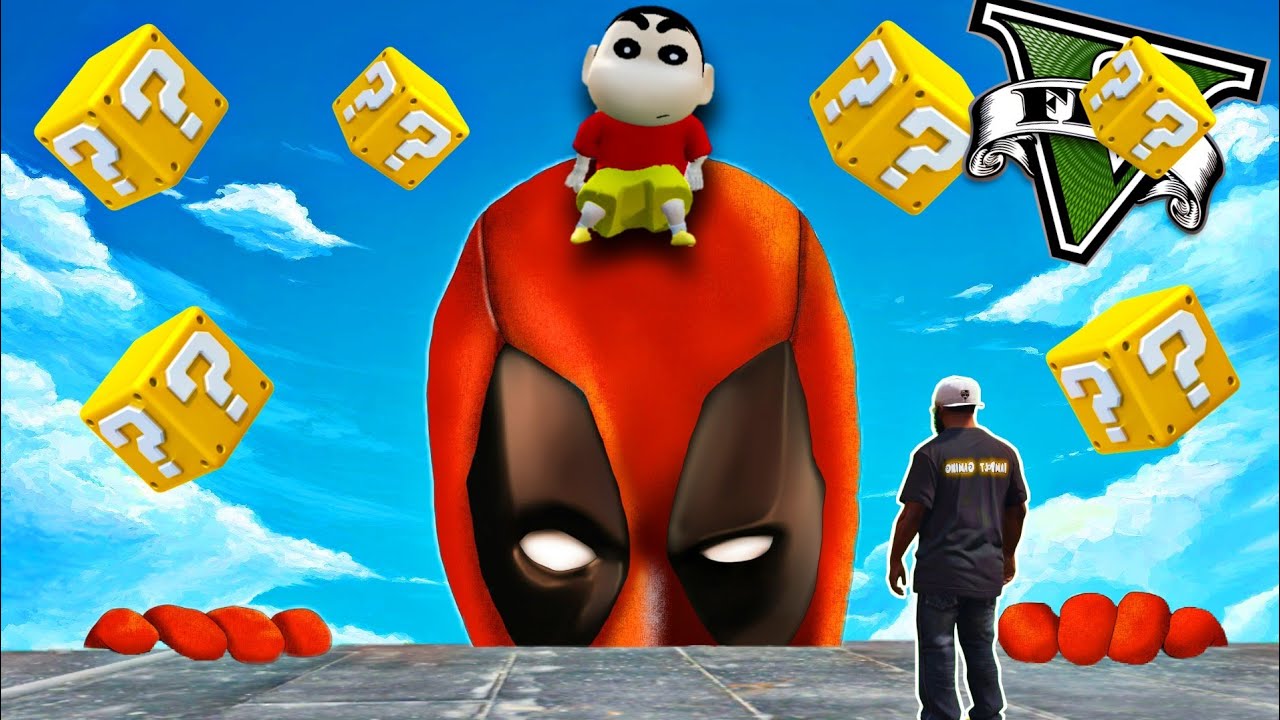 GTA 5 : SHINCHAN AND FRANKLIN OPENING DEADPOOL LUCKY BOXES IN GTA V !
