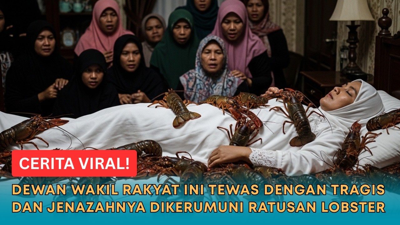 CERITA VIRAL! Jenazah Seorang Anggota Dewan Wakil Rakyat Ini Dikerumuni Ratusan Lobster Besar!