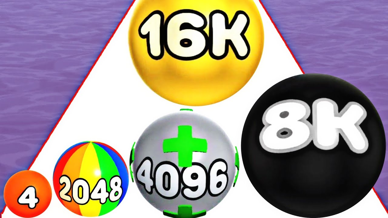 Number Ball 3D: Merge Games - Asmr Ball Run 2048 infinity (Number Master, Math Games)