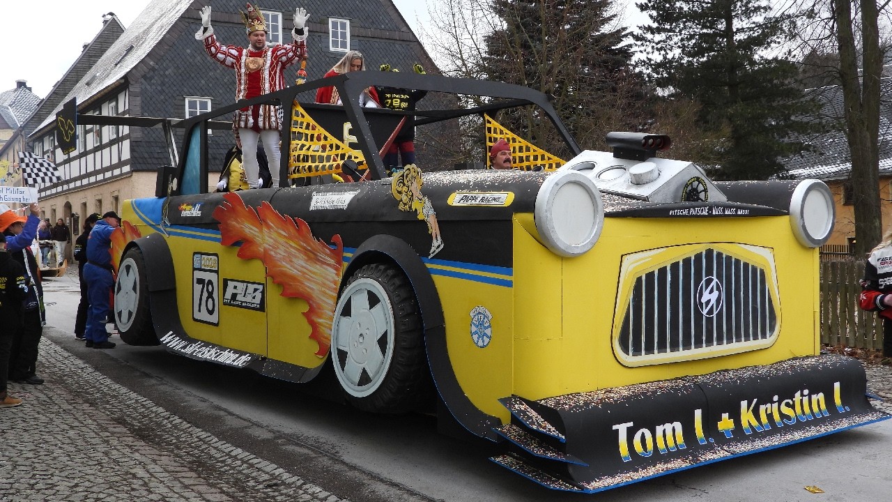Geisinger Faschingsumzug 2026 - Fasching in Geising 15.02.2026 - Pitsche, Patsche - Nass, Nass, Nass
