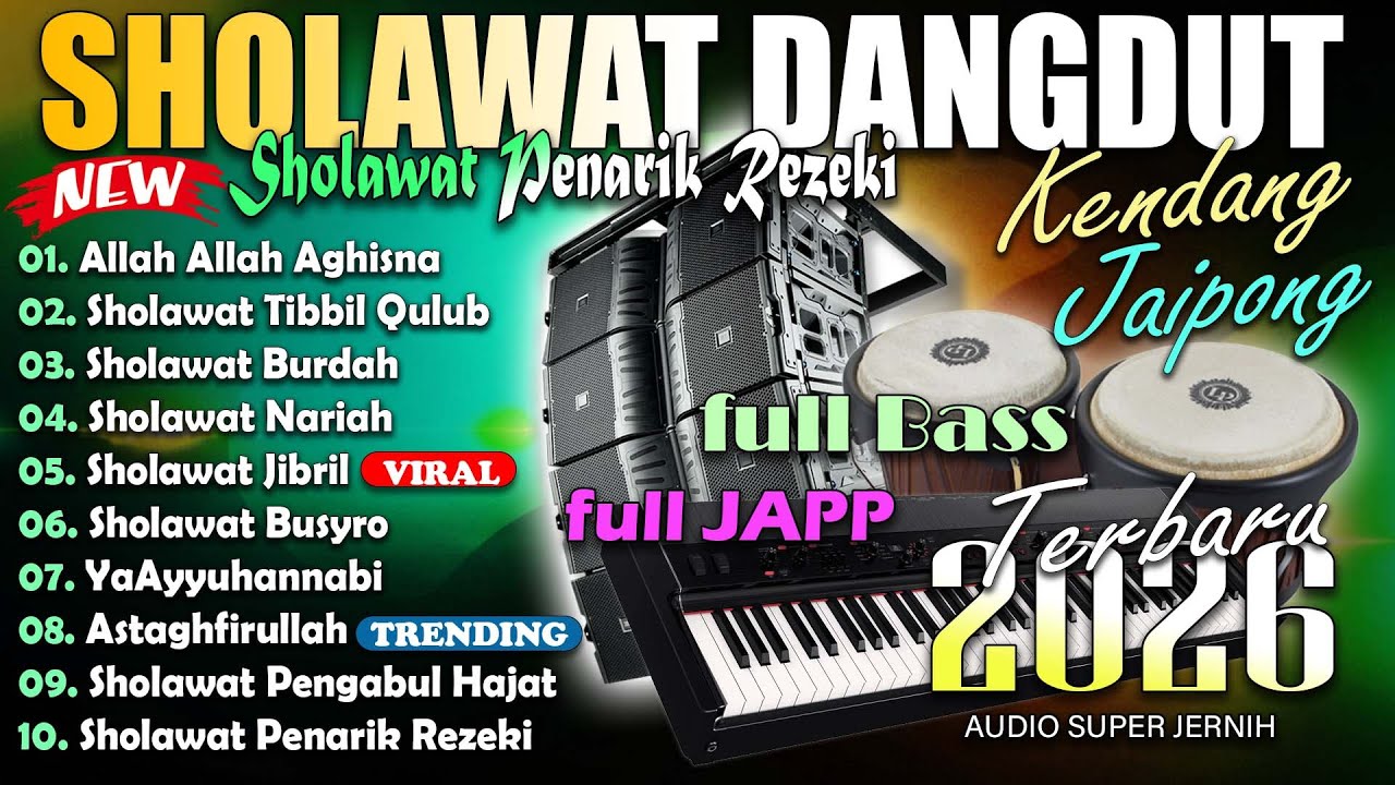 SHOLAWAT PALING DI CARI 2026 FULL ALBUM | Jibril, Aghisna | SHOLAWAT PENARIK REZEKI DARI SEGALA ARAH