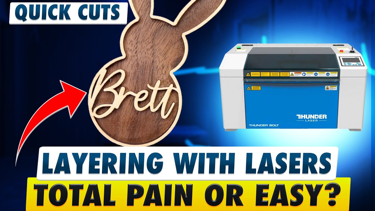 Layered Wood Laser Projects: Lightburn Tips For Stunning Results! | Brett's Laser Garage