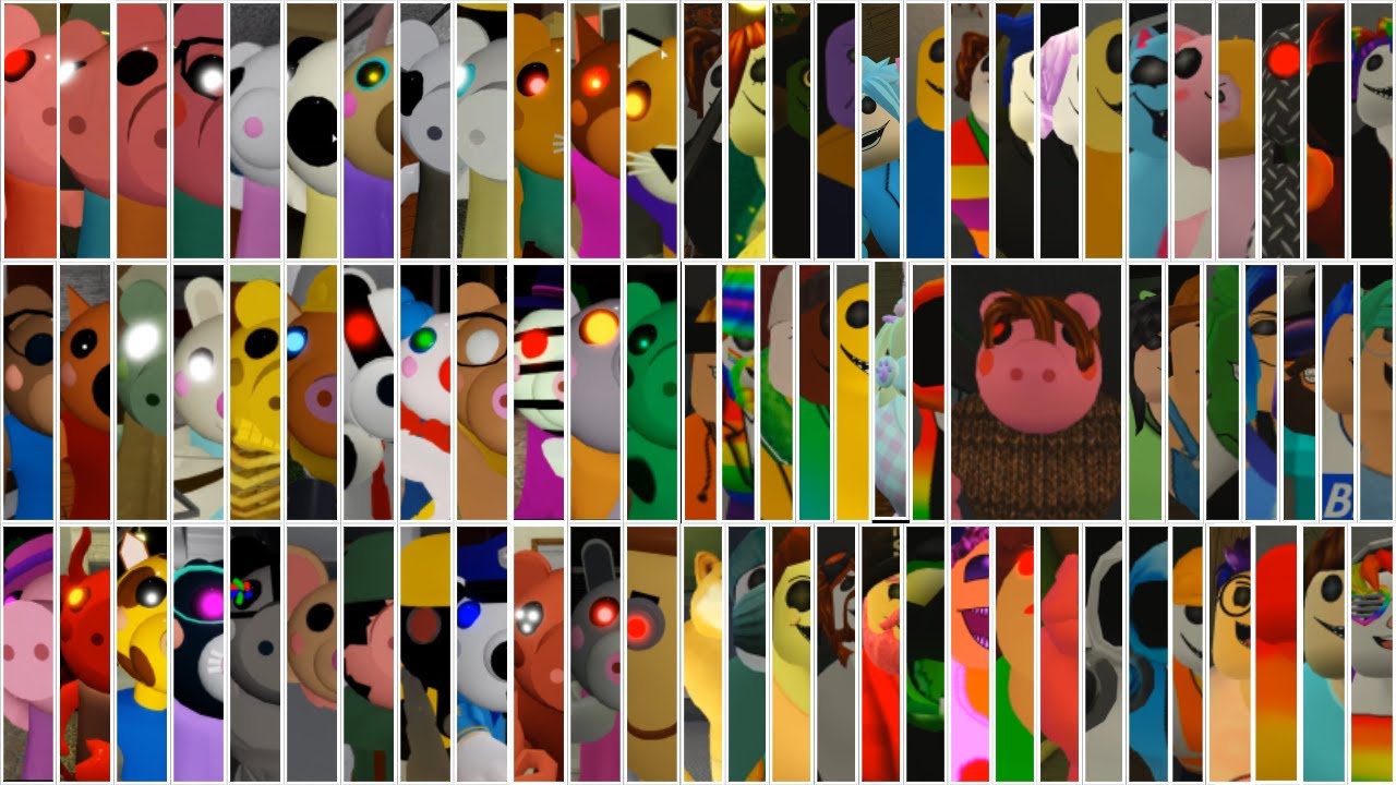 ROBLOX PIGGY VS BAKON ALL JUMPSCARES