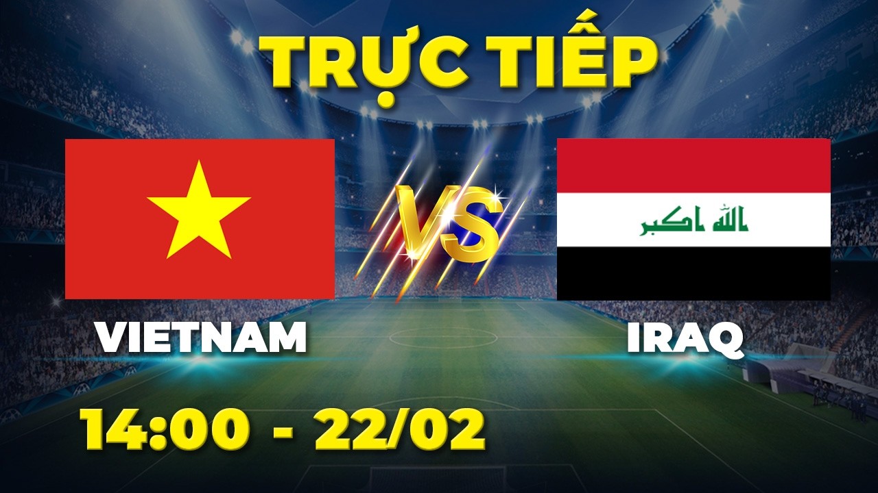 VIETNAM - IRAQ | Hàng thủ Việt Nam khiến đối thủ không thể triển khai tấn công
