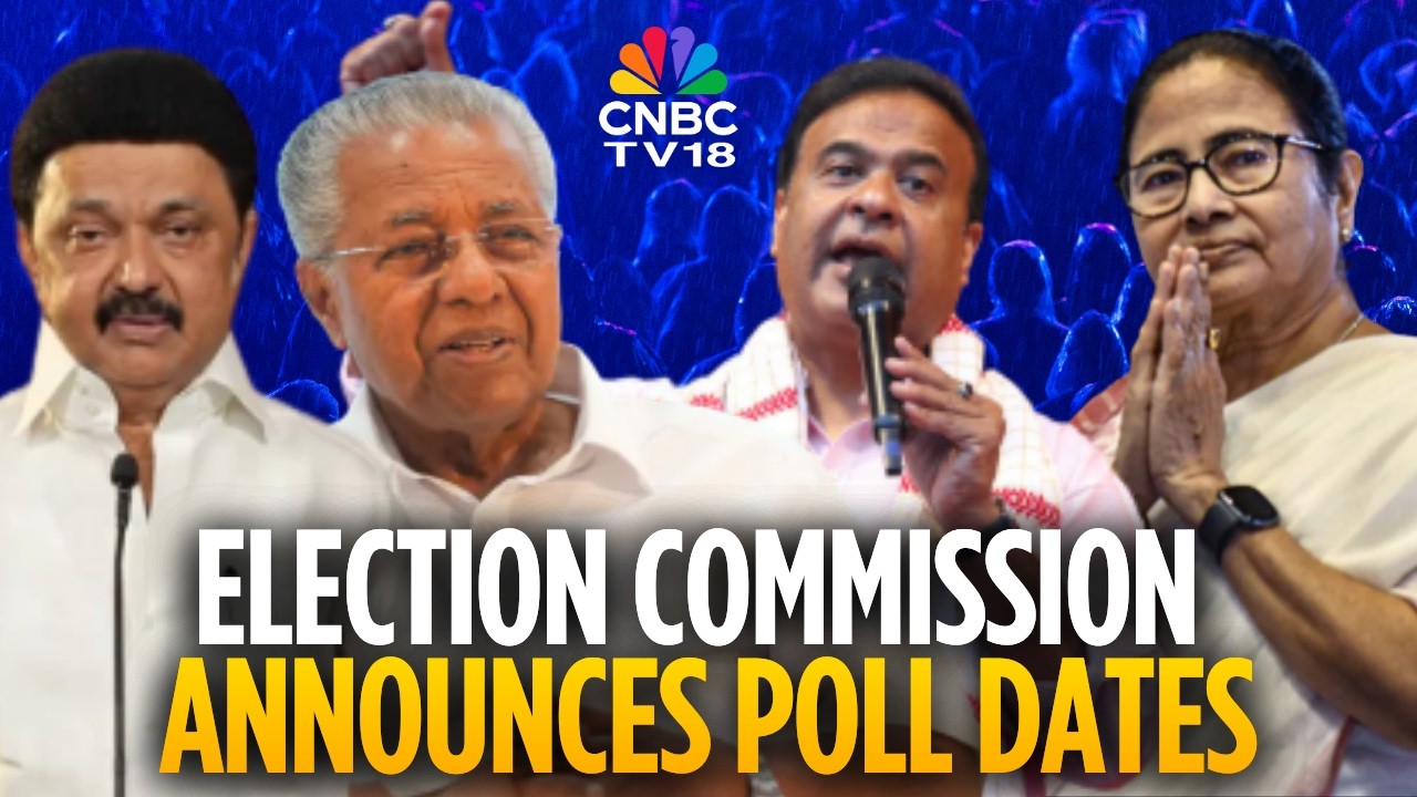 WATCH: Election Commission Announce Dates For Bengal, Tamil Nadu, Kerala, Assam & Pudducherry Polls