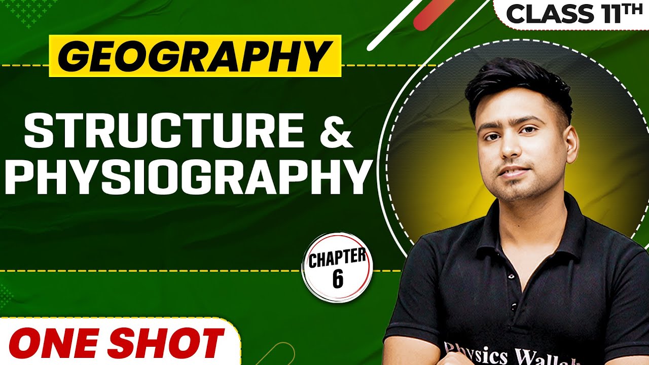 STRUCTURE AND PHYSIOGRAPHY in One Shot | Class 11 Geography | CBSE Board