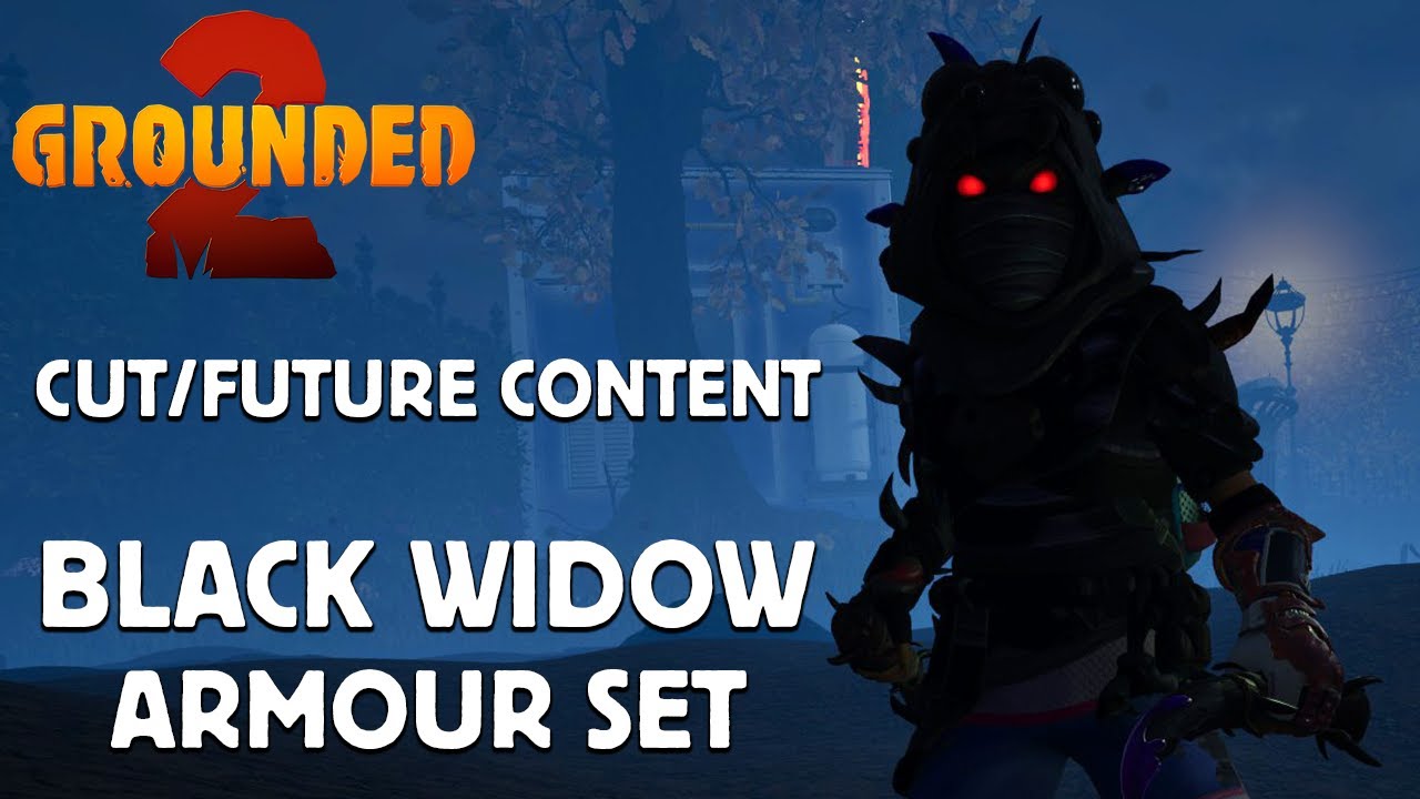 Grounded 2: Black Widow Armour Set - Cut/Future Content