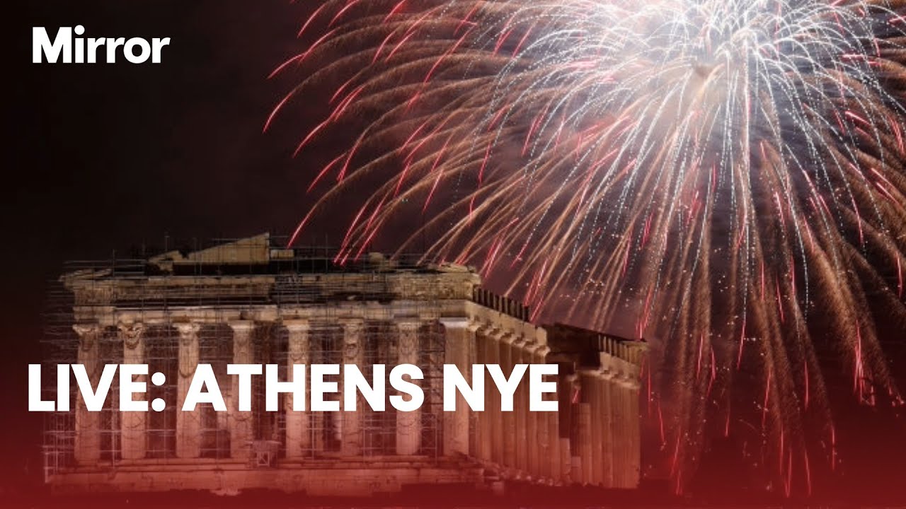 LIVE: Greece rings in the New Year with fireworks above the Acropolis in Athens