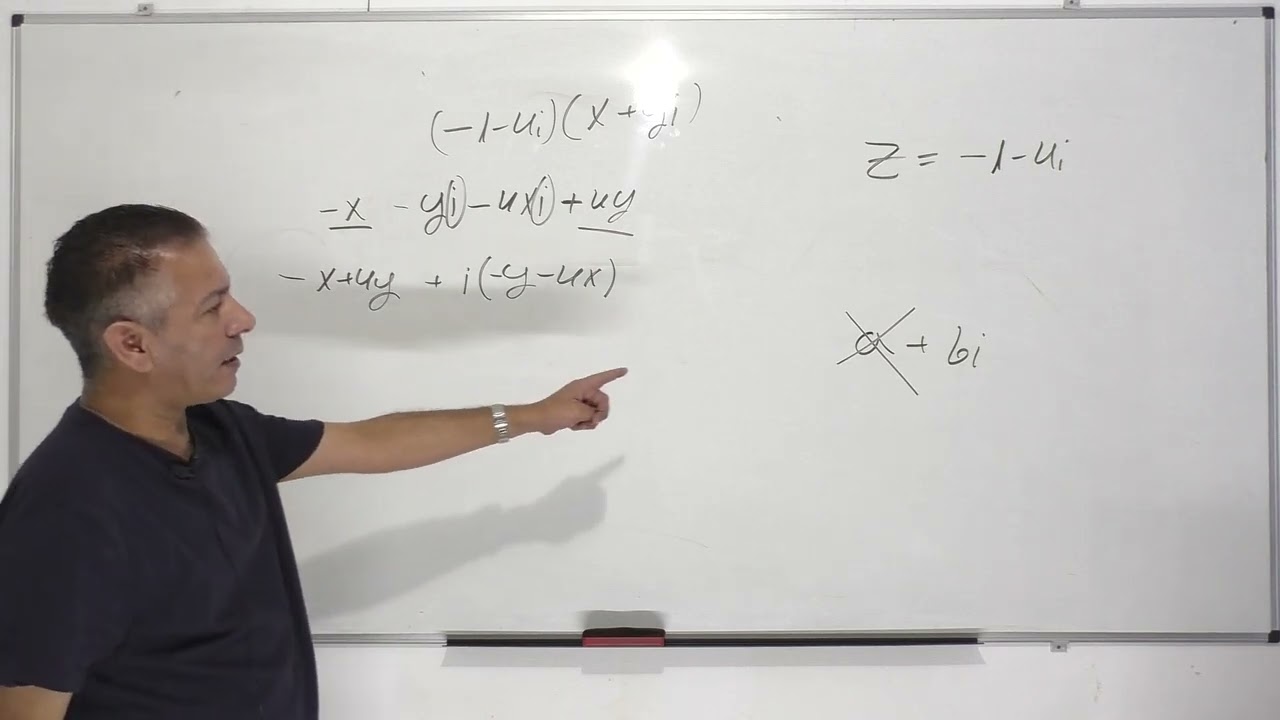 מספרים מרוכבים-מכפלת מספרים מרוכבים כך שהתוצאה תהיה מספר מדומה .
