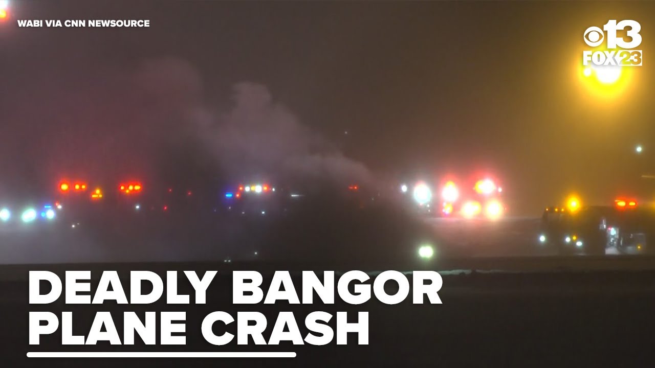 7 dead, 1 seriously injured after plane crashes at Bangor airport