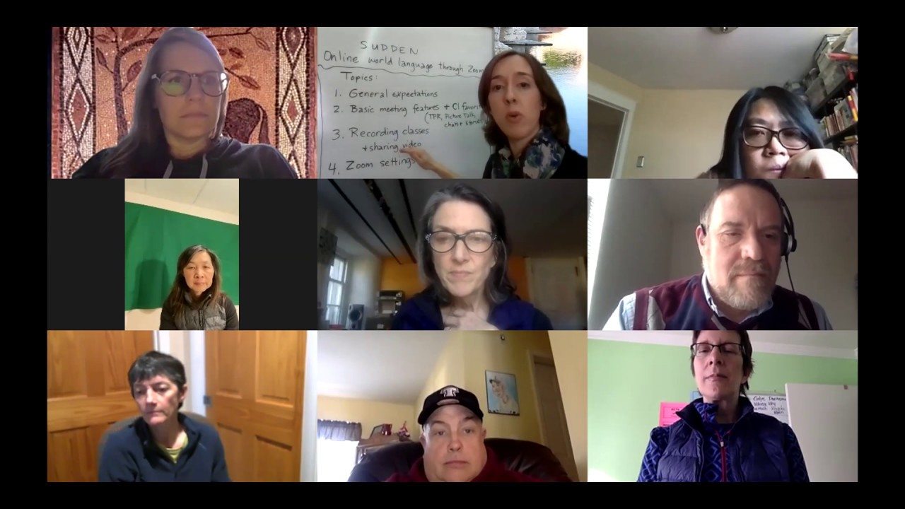 Using Zoom when you suddenly became an online world language teacher #COVID19WL