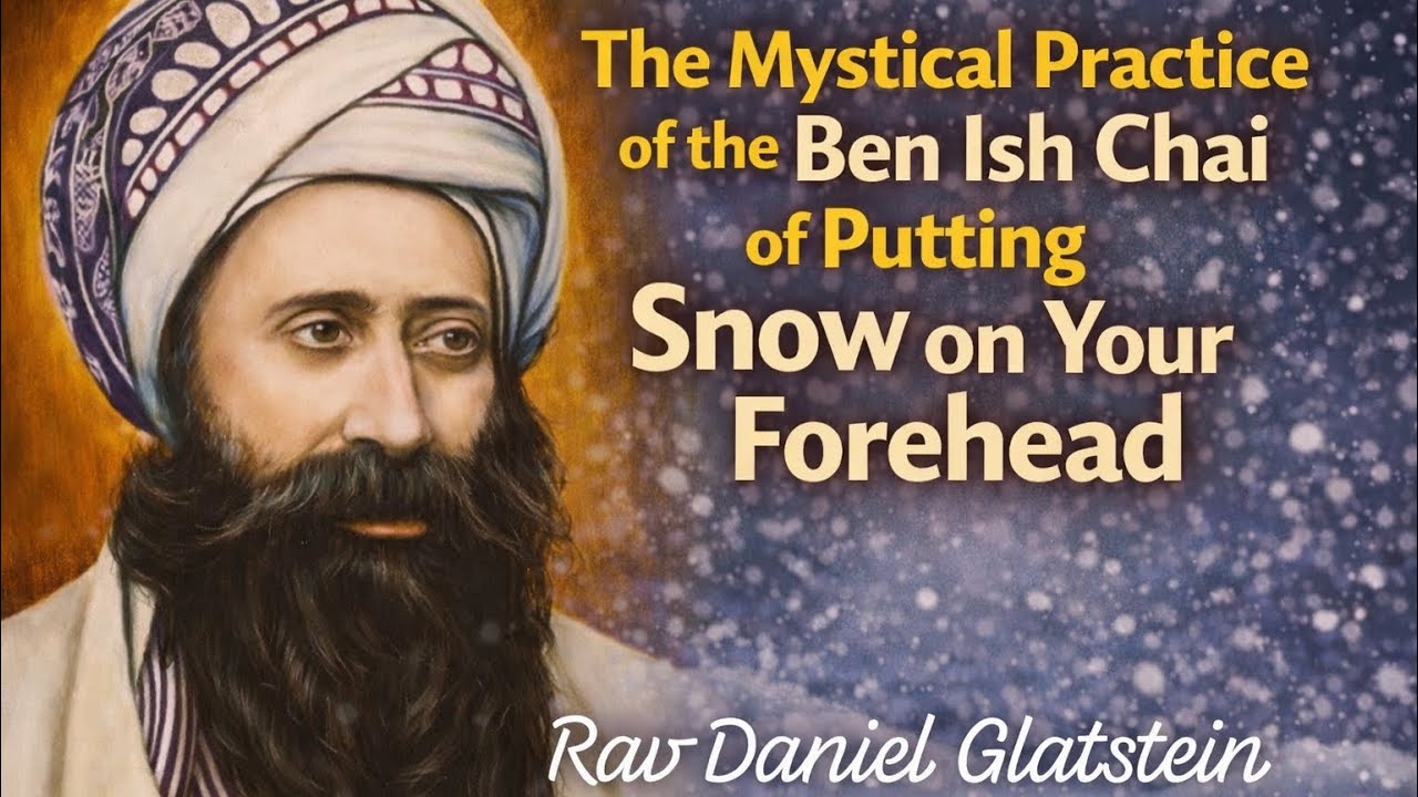 The Mystical Practice of the Ben Ish Chai of Putting Snow On Your Forehead
