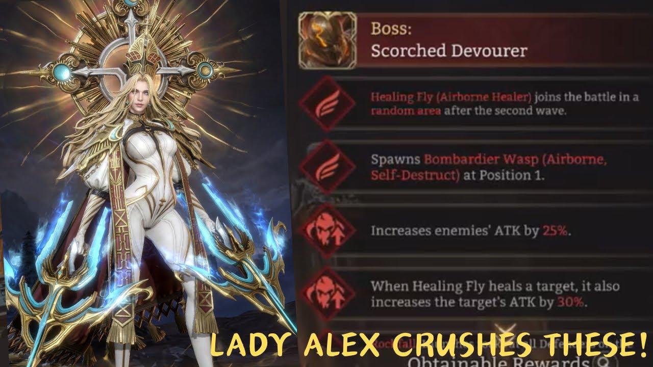 Lady Alex carries in Malrik Lv4 Red! No valara needed