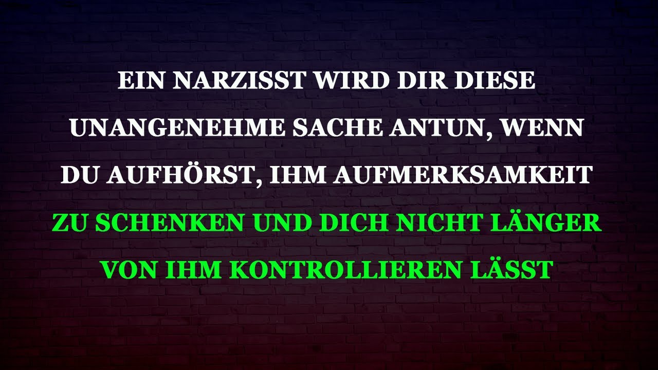 Was passiert, wenn du einem Narzissten keine Aufmerksamkeit mehr schenkst