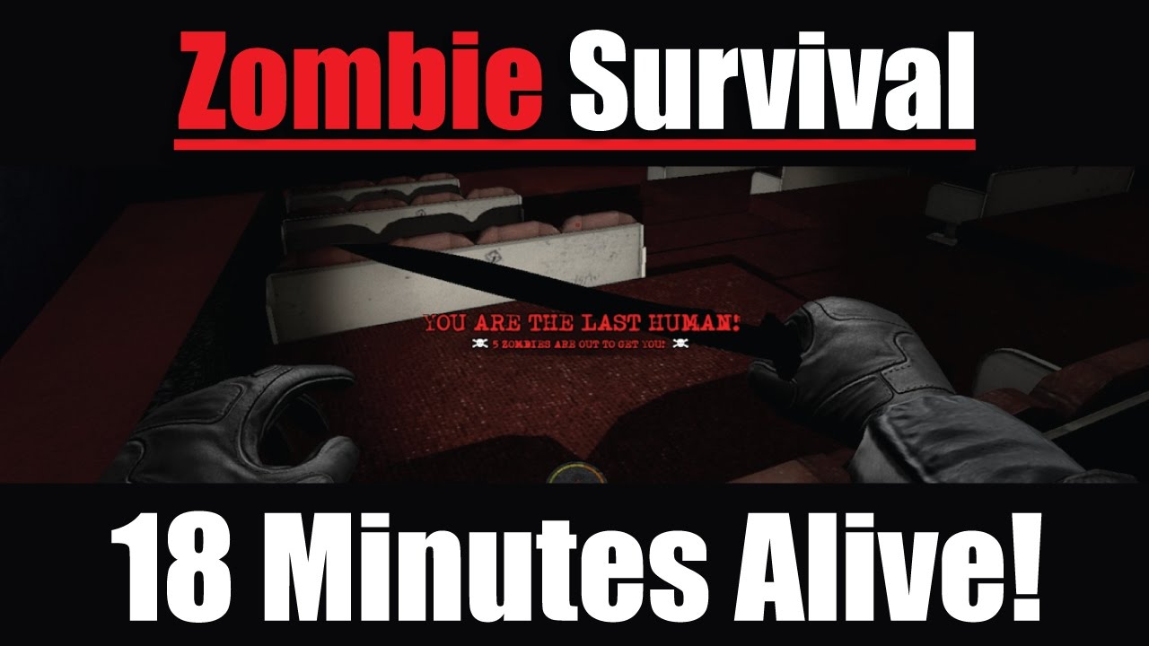 Surviving 18 Minutes as Last Human! - Gmod Zombie Surival