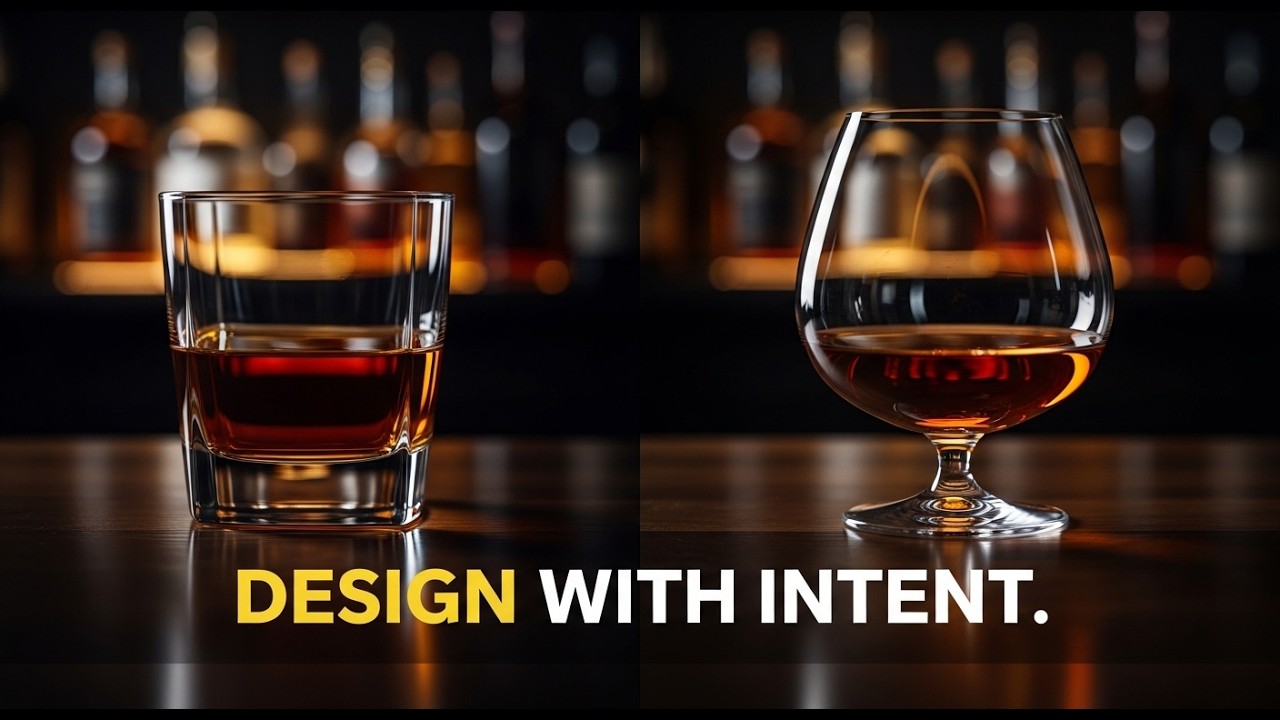 Why Do We Drink Whiskey in Square Glasses and Brandy in Round Ones
