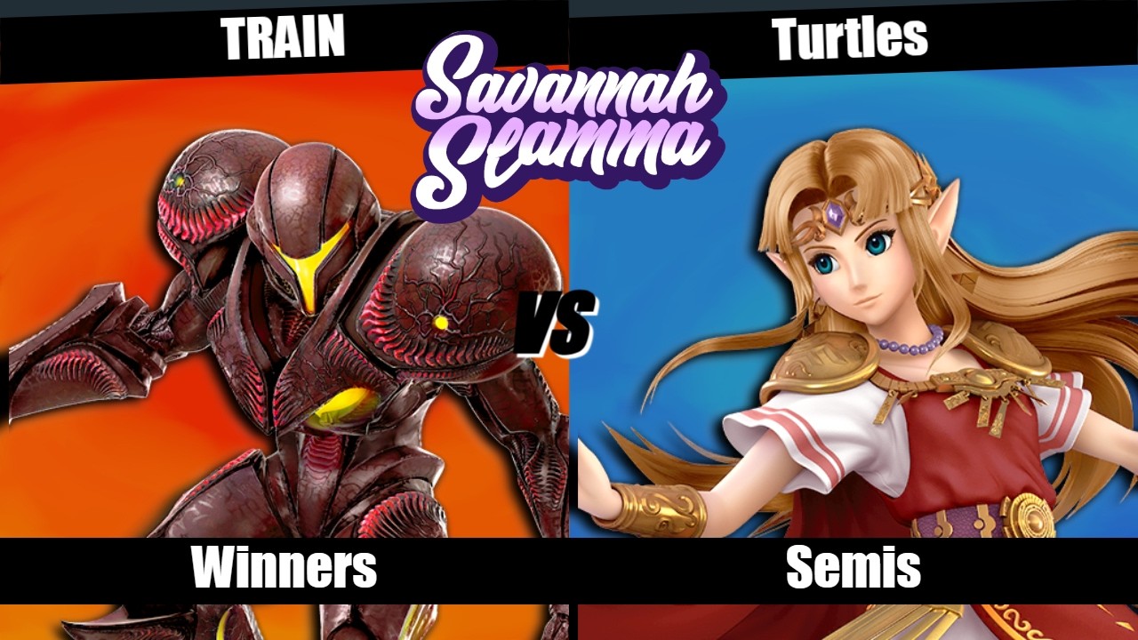 Savannah Slamma 133 LOSERS SEMIS - TURTLES (Zelda) vs. TRAIN (Dark Samus)