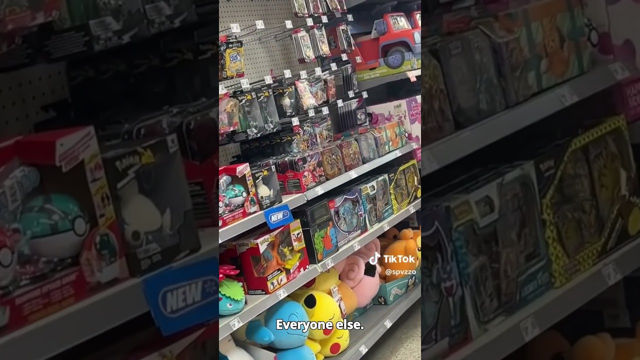 Pokemon Fan Caught the Pokeon Card Walmart Restock Alone 😎🛒