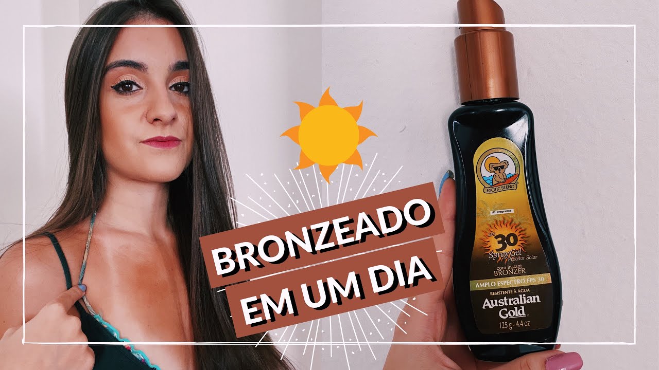 COMO FICAR BRONZEADA RAPIDAMENTE l AUSTRALIAN GOLD