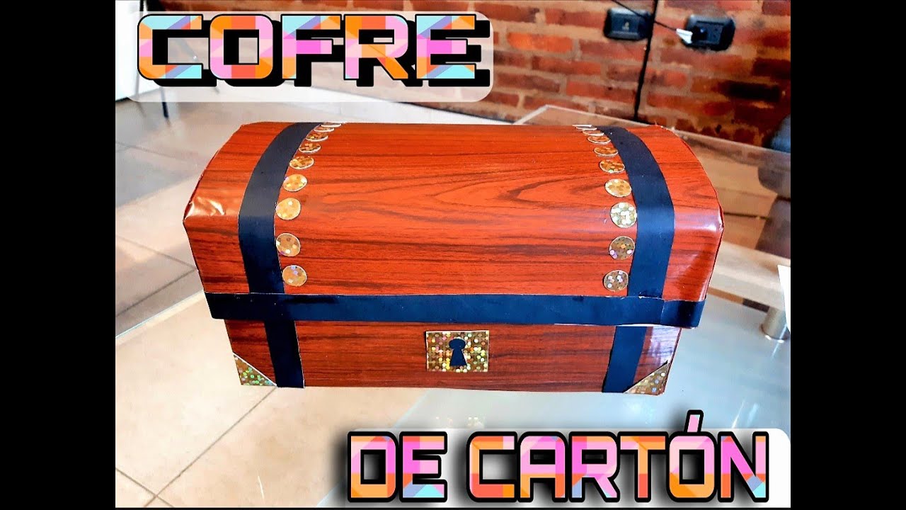 COFRE DE CARTÓN CON CAJA DE ZAPATOS