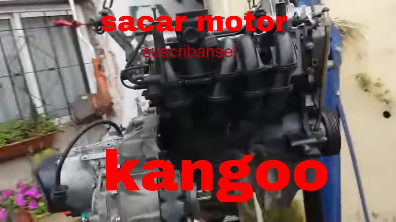 Como sacar motor camioneta Kangoo