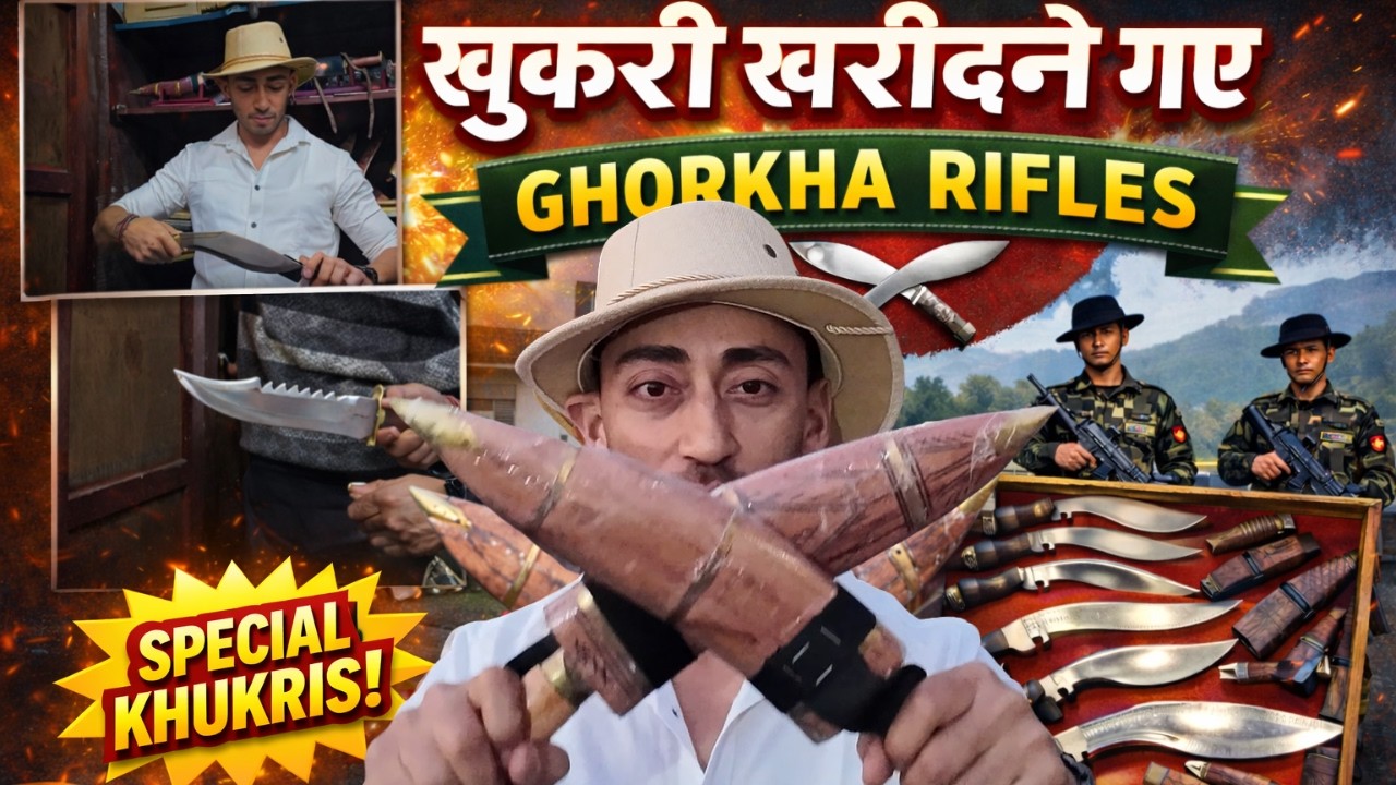 Aaj Gurkha Rifles ka main weapon kharida - KHUKRI