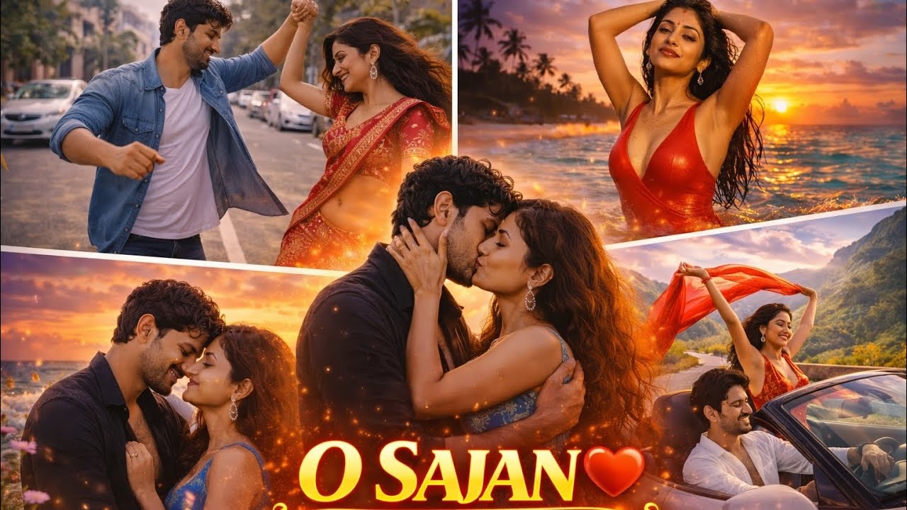 O Sajan O Sajan ❤️ Romantic Remix | Beach Love Story Song | Hindi Male Female Duet