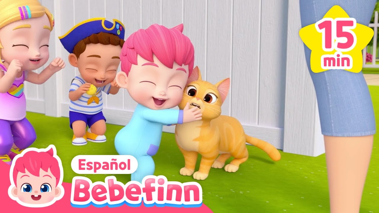 Mix de Boo, el Gatito😼 | Canciones Infantiles de Gato | Bebefinn en español