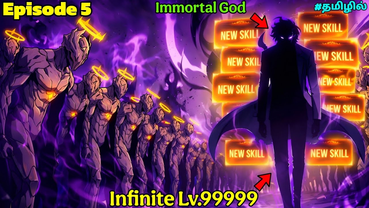 He Can Level Up Infinitely With Overpowered Skills Episode 5 | Manhwa tamil Explaination